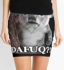 Surprised Koala Meme Mini Skirt