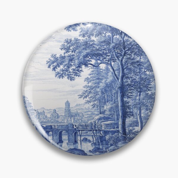 Item preview, Blue Italianate Scene designed and sold by SHappe.