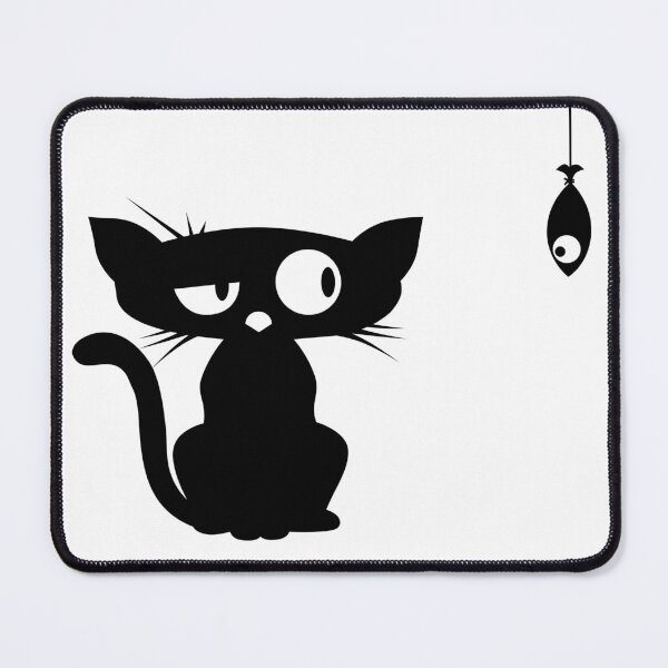 Item preview, Funny Cat and Fish designed and sold by elizaldesigns.