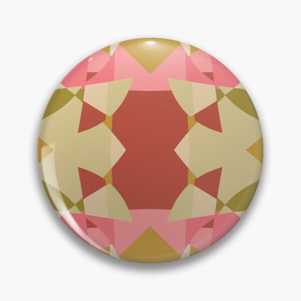 Item preview, Abstract Patchwork Shapes Angles Curves Triangles Peach designed and sold by AraljanFusion.
