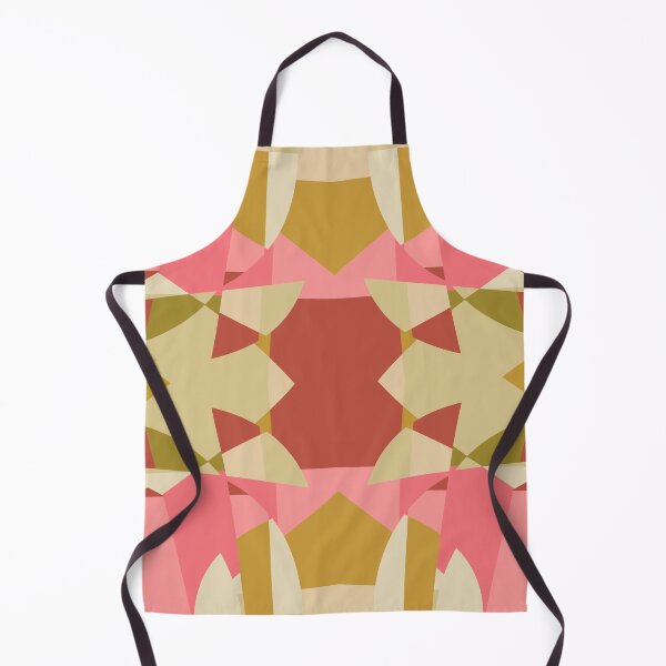 Item preview, Abstract Patchwork Shapes Angles Curves Triangles Peach designed and sold by AraljanFusion.