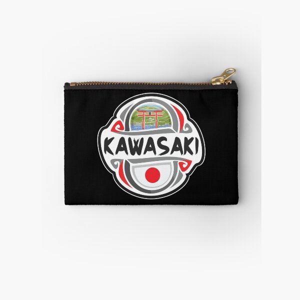 Item preview, Kawasaki Japan Flag Badge Travel Souvenir Stamp designed and sold by TeeHome.