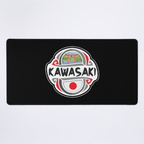 Item preview, Kawasaki Japan Flag Badge Travel Souvenir Stamp designed and sold by TeeHome.