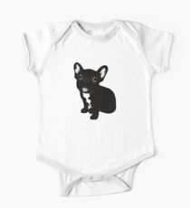 Netter Brindle Frenchie Welpe Baby Body Kurzarm