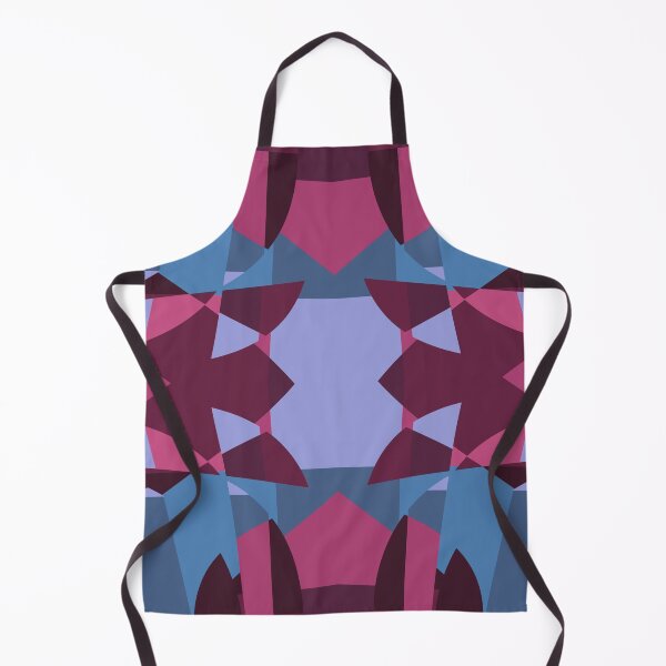 Item preview, Abstract Patchwork Shapes Angles Curves Triangles Maroon Pink designed and sold by AraljanFusion.