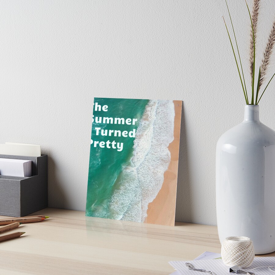 "The Summer I Turned Pretty" Art Board Print for Sale by Jovanasart Redbubble