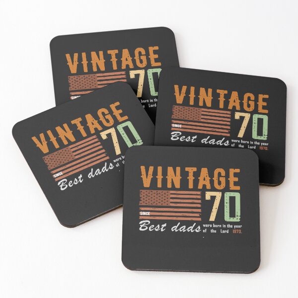 Item preview, Vintage since 1970 best dad gift, best dad birthday gift, for awesome dad. designed and sold by cocochi.