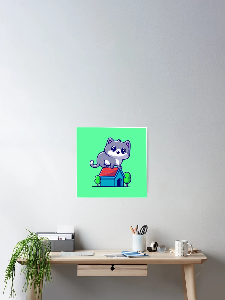 Thumbnail 2 of 3, Poster, Beautiful ,kitty designed and sold by AS-Graphics.