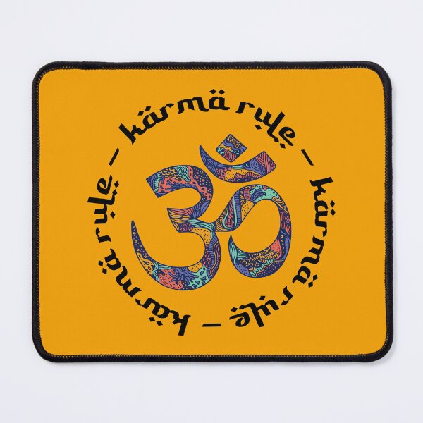 Item preview, Karma Rule - Calming Colors Ohm - Orange designed and sold by NoMatterLab.