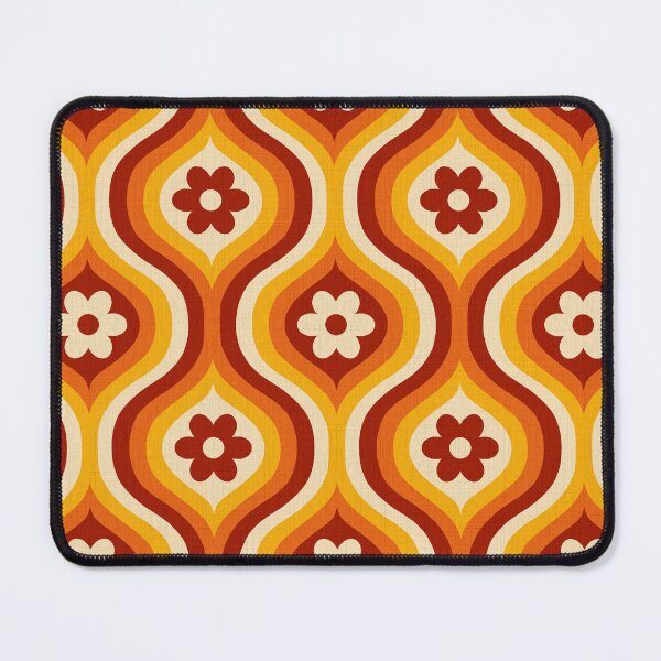 Item preview, 70s Groovy Daisy Ovals Pattern designed and sold by DeKoro.