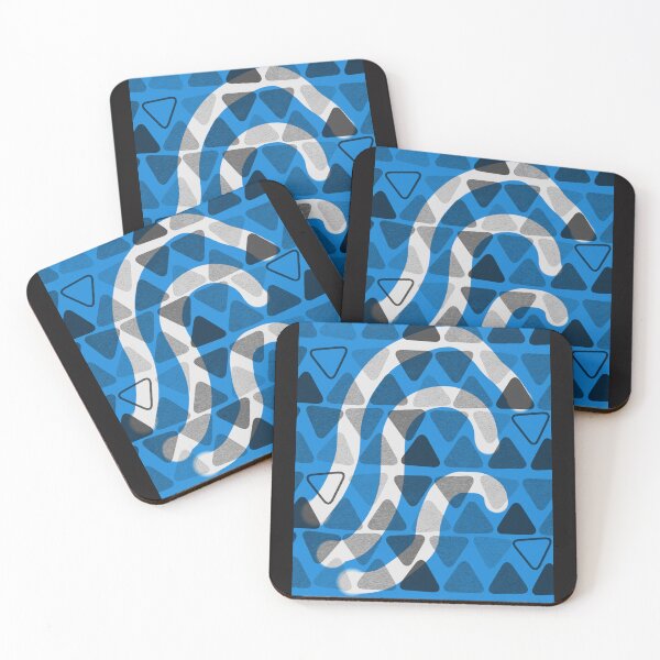Item preview, Waves in Blue designed and sold by Peaceful Lotus Home Design.
