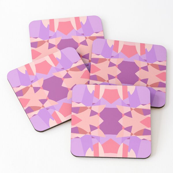 Item preview, Abstract Patchwork Shapes Angles Curves Triangles Purple designed and sold by AraljanFusion.