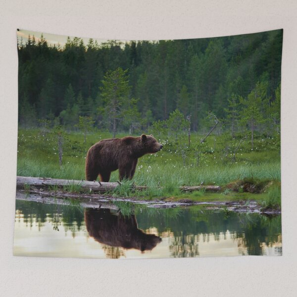 Item preview, The dark prince. Brown bear designed and sold by Jouko Lehto Photography.