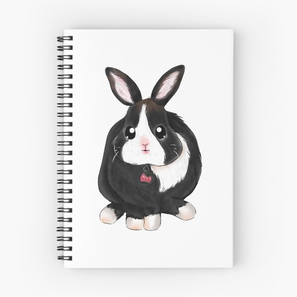Item preview, Black and White Netherland Dwarf Dutch Rabbit  designed and sold by bunniesmee.