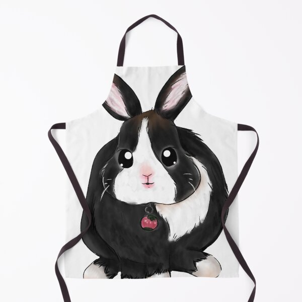 Item preview, Black and White Netherland Dwarf Dutch Rabbit designed and sold by bunniesmee.