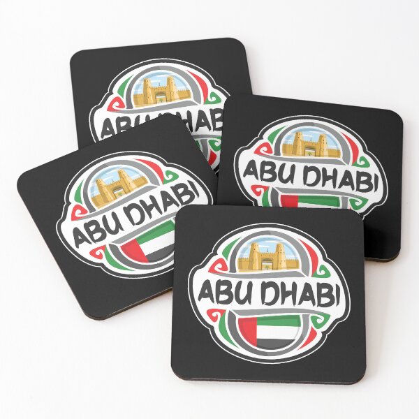 Item preview, Abu Dhabi UAE United Arab Emirates Flag Badge Travel Souvenir Stamp designed and sold by TeeHome.