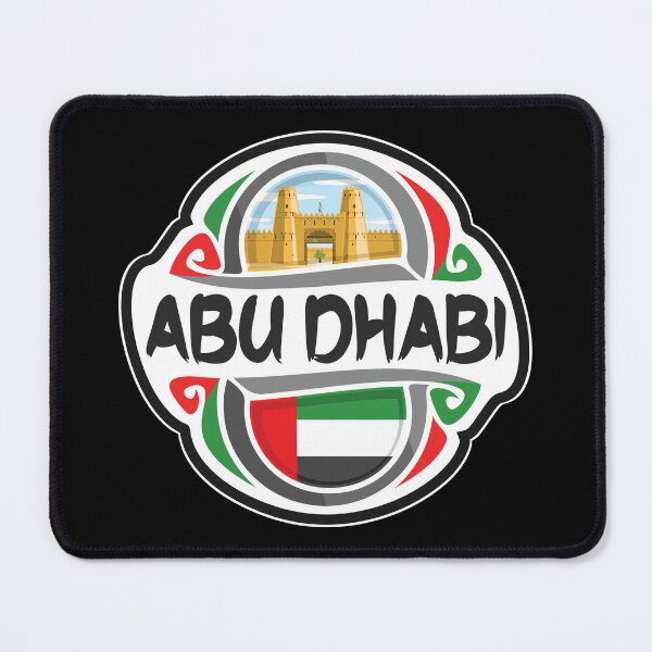 Item preview, Abu Dhabi UAE United Arab Emirates Flag Badge Travel Souvenir Stamp designed and sold by TeeHome.