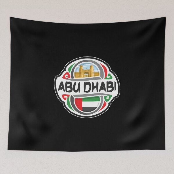 Item preview, Abu Dhabi UAE United Arab Emirates Flag Badge Travel Souvenir Stamp designed and sold by TeeHome.