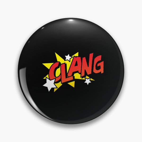 Item preview, Clang Comic Book Word Comics 70s Pop Art Elements Superhero Action Words Perfect For Kids An designed and sold by addeoovrteqt.