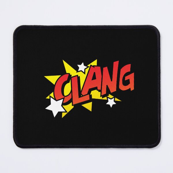 Item preview, Clang Comic Book Word Comics 70s Pop Art Elements Superhero Action Words Perfect For Kids An designed and sold by addeoovrteqt.