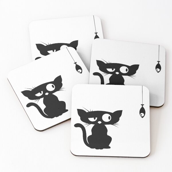Item preview, Funny Cat and Fish designed and sold by elizaldesigns.
