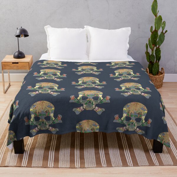 Item preview, Beautiful Skull Filled With Vintage Flowers designed and sold by TrulyEpoque.
