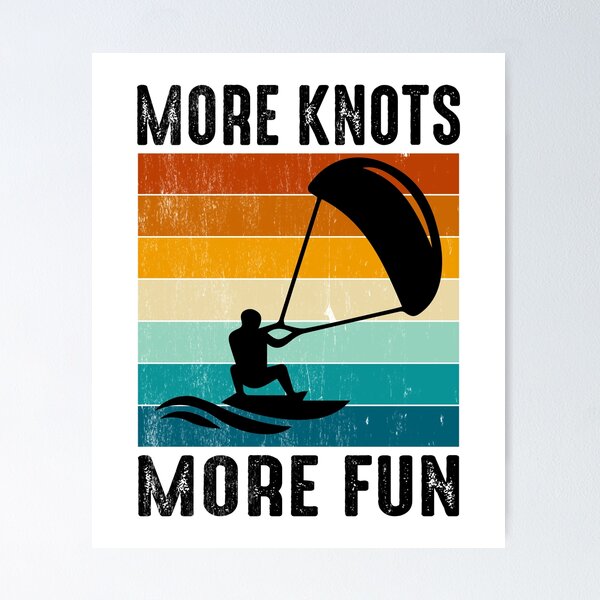 Item preview, Kitesurfing Kiteboarding Kiteboarder Kitesurf Vintage Retro designed and sold by TastefulTees.