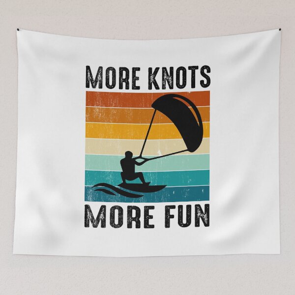 Item preview, Kitesurfing Kiteboarding Kiteboarder Kitesurf Vintage Retro designed and sold by TastefulTees.
