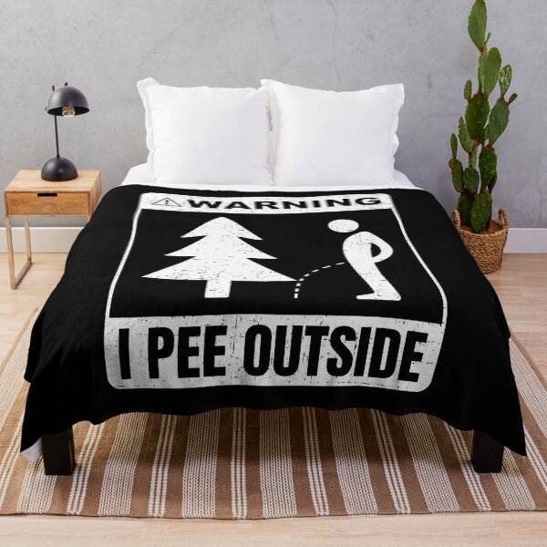 Item preview, I Pee Outside Sign Camping Hiking Camper designed and sold by BennetJaco.