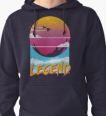 Legend Distressed Design Pullover Hoodie