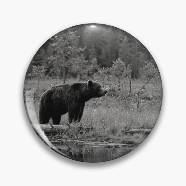 Item preview, The dark prince. Brown bear bw designed and sold by Jouko Lehto Photography.