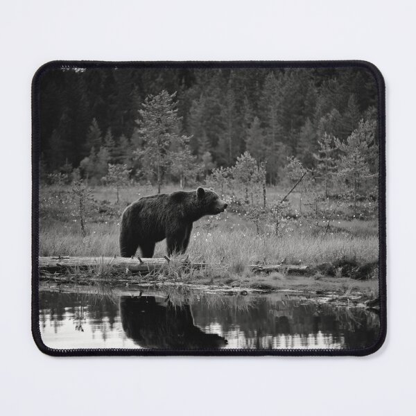 Item preview, The dark prince. Brown bear bw designed and sold by Jouko Lehto Photography.