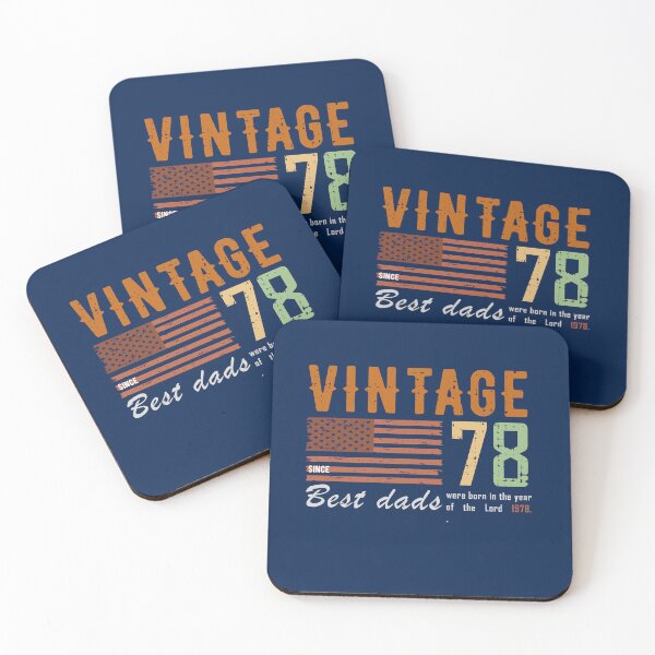 Item preview, Vintage since 1978 best dad gift, best dad birthday gift, for awesome dad. designed and sold by cocochi.