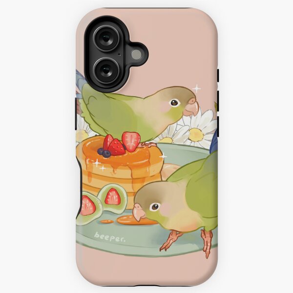 Item preview, cinnamon conures & fluffy pancakes designed and sold by beeper-art.