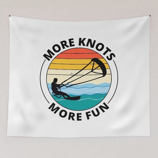 Item preview, Kitesurfing Kiteboarding Kiteboarder Kitesurf Vintage Retro designed and sold by TastefulTees.