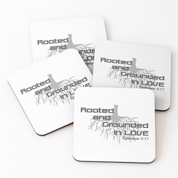 Item preview, Christian Design - Rooted and Grounded in Love -Ephesians 3 verse 17 designed and sold by simplydesignart.