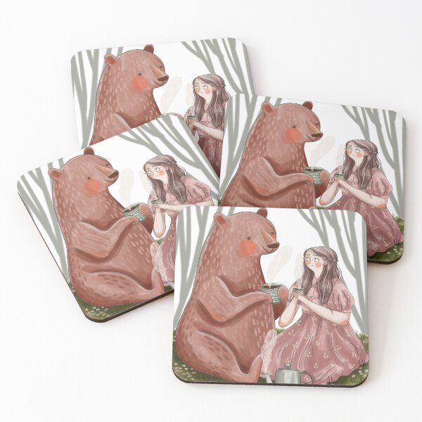Item preview, Tea time with Mr. Bear designed and sold by Dominika Farkašová.