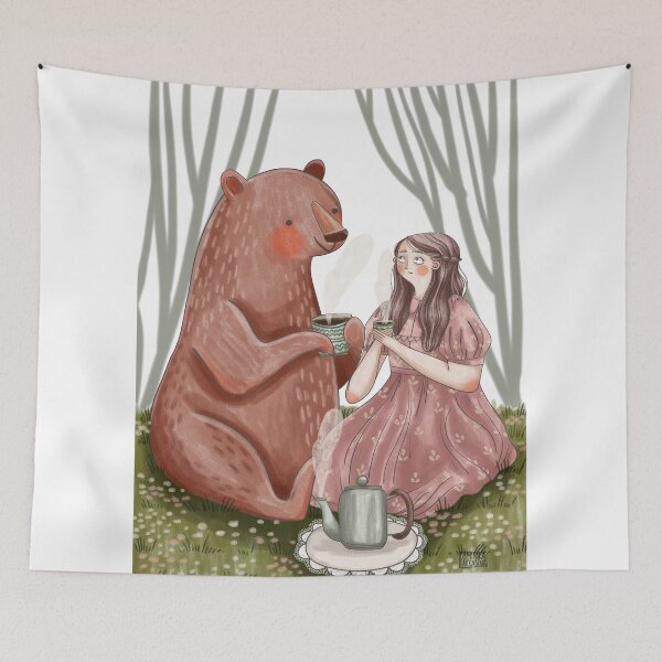 Item preview, Tea time with Mr. Bear designed and sold by Dominika Farkašová.