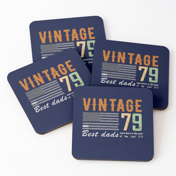 Item preview, Vintage since 1979 best dad gift, best dad birthday gift, for awesome dad. designed and sold by cocochi.