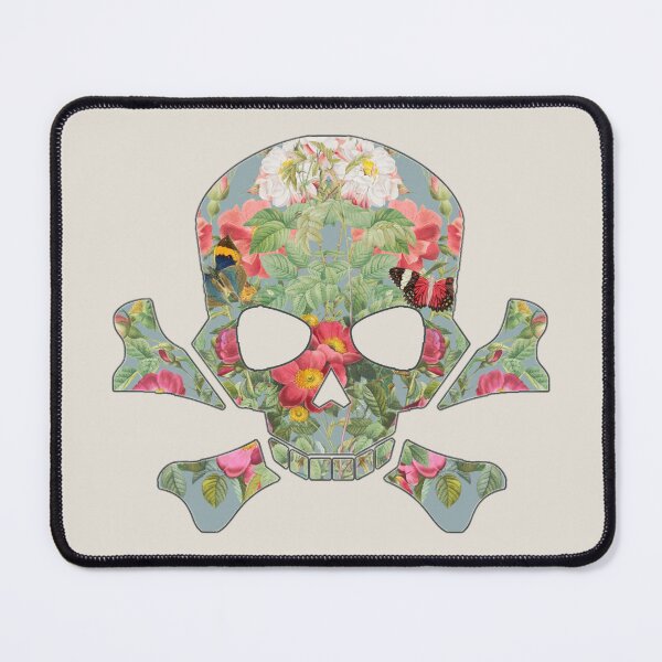 Item preview, Skull Filled With Vintage Flowers designed and sold by TrulyEpoque.