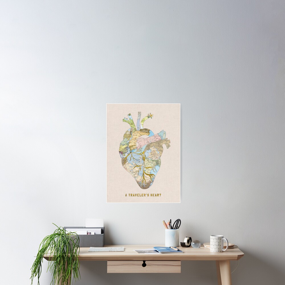 A Traveler's Heart Poster