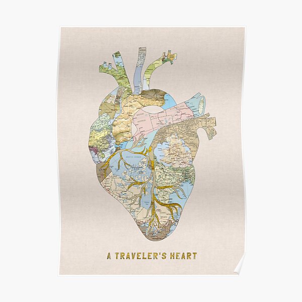 A Traveler's Heart Poster