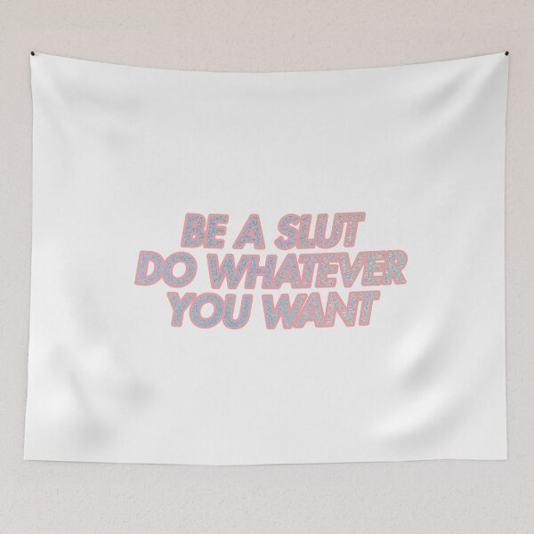 Item preview, BE A SLUT DO WHATEVER YOU WANT HOLO designed and sold by divinefemme.