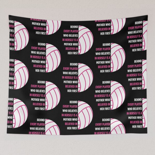 Item preview, Behind Every Player Is A Mother Gift For Mom Volleyball designed and sold by adams79.