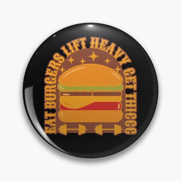 Item preview, Eat Burgers Lift Heavy Get Thiccc designed and sold by Styler Design.