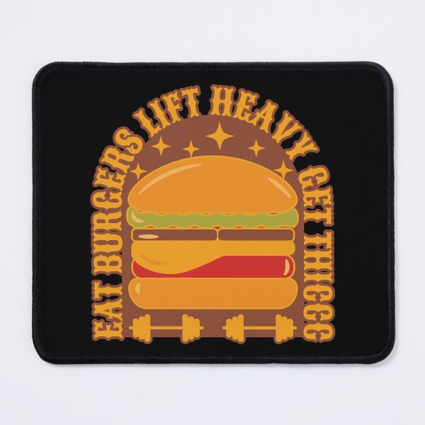 Item preview, Eat Burgers Lift Heavy Get Thiccc designed and sold by Styler Design.
