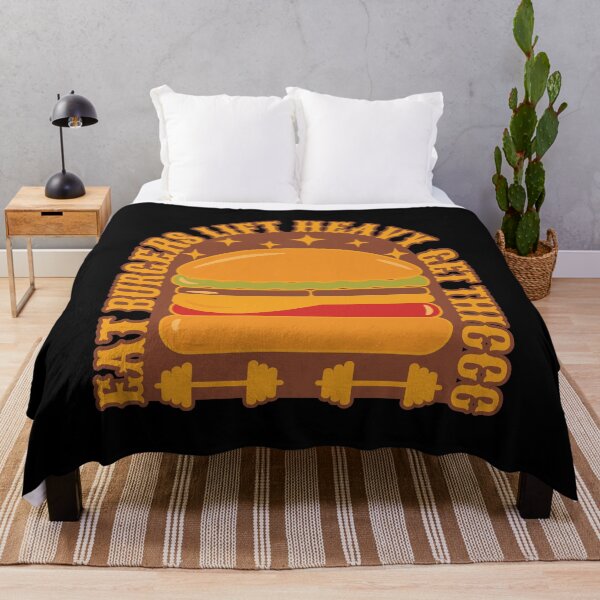 Item preview, Eat Burgers Lift Heavy Get Thiccc designed and sold by Styler Design.