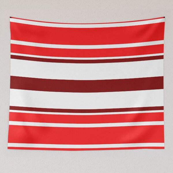 Item preview, Simple Stripe Pattern Design in Red and White designed and sold by NellVerde.