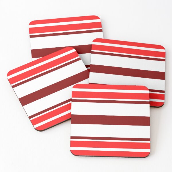 Item preview, Simple Stripe Pattern Design in Red and White designed and sold by NellVerde.