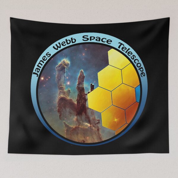 Item preview, JWST James Webb Telescope - Pillars of Creation, blues designed and sold by Kestrelle.